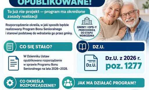 Zdjęcie do Bon senioralny na lata 2026 - 2028